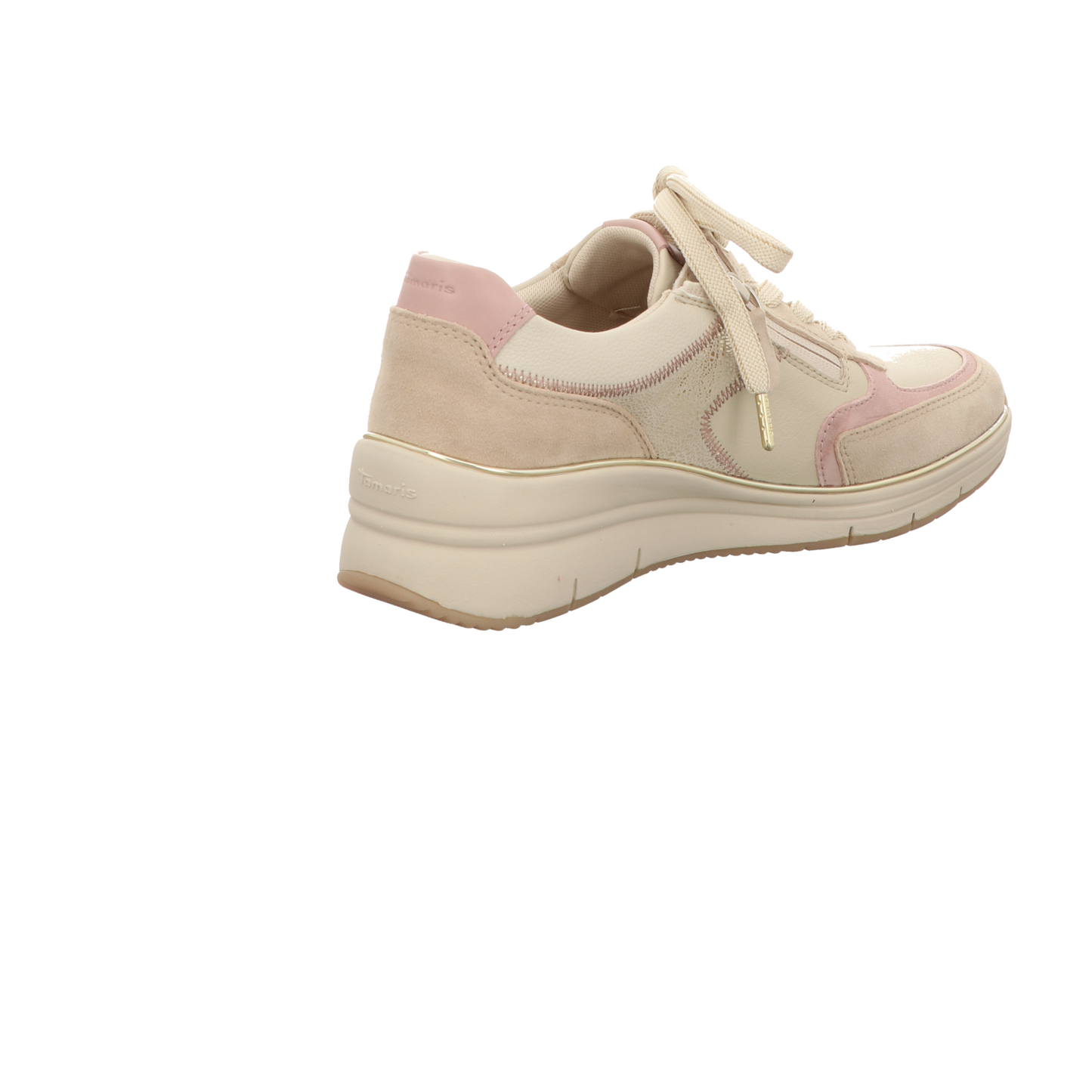 Tamaris Damen Schnürschuh M2376443 in weiss