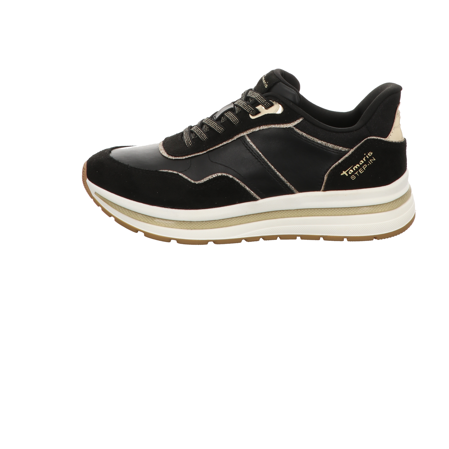 Tamaris Damen Schnürschuh M2376646 in schwarz