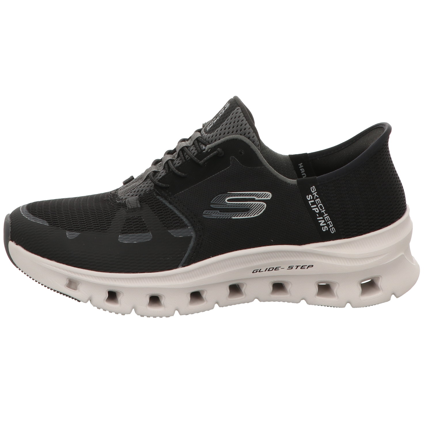 Skechers Damen Slipper Slip Ins Glide Step Pro in schwarz
