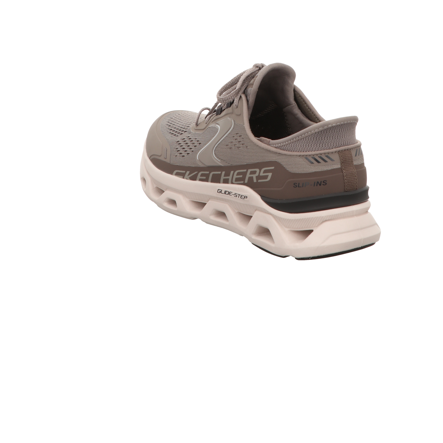 Skechers Damen Slipper Slip Ins Glide Altus in taupe