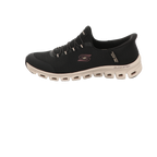 Skechers Damen Slipper Slip Ins Glide Step Vibery in schwarz