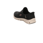 Skechers Damen Slipper Slip Ins Glide Step Vibery in schwarz