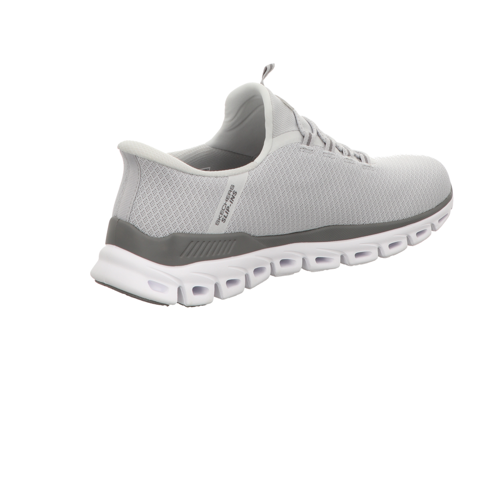 Skechers Herren Slipper Slip Ins Glide Step Noxus in grau