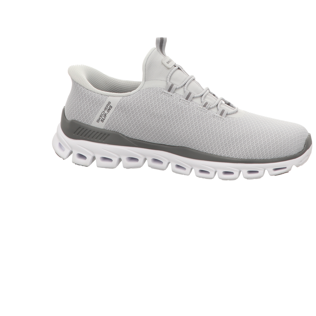 Skechers Herren Slipper Slip Ins Glide Step Noxus in grau