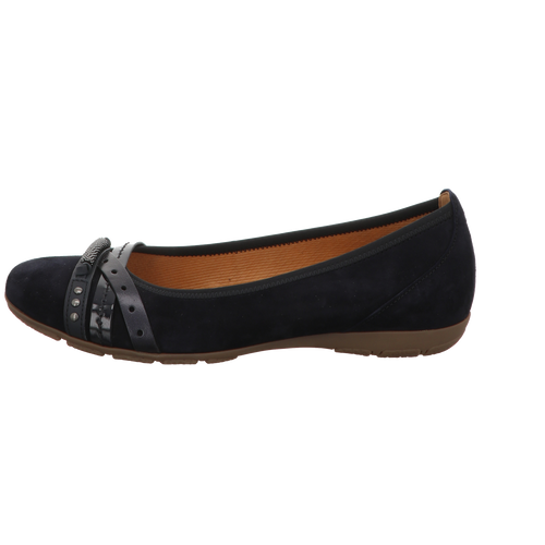 Gabor Damen Ballerina  in blau