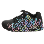 Skechers Damen Schnürschuh Uno Spread in schwarz