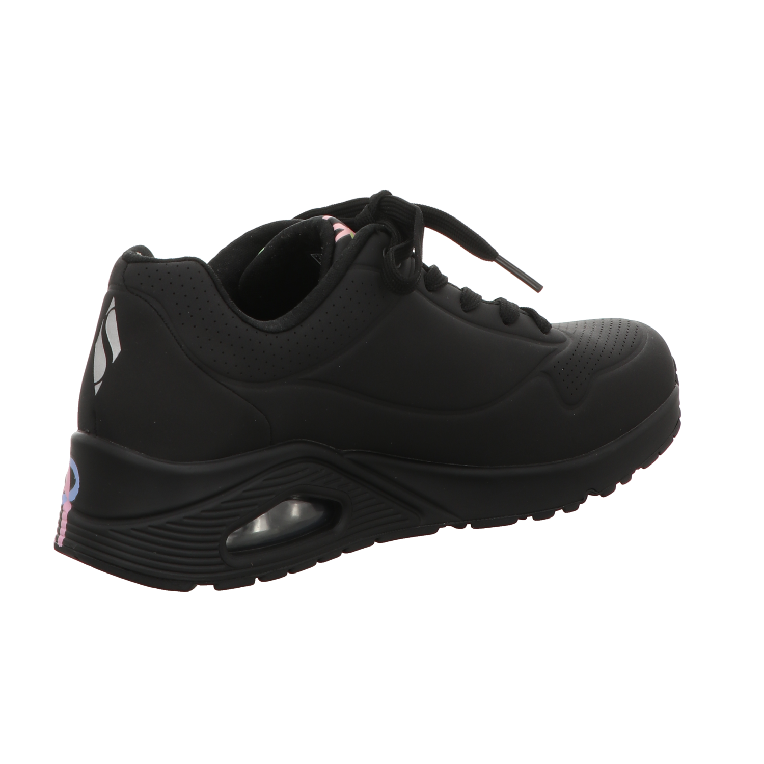 Skechers Damen Schnürschuh Uno Spread in schwarz