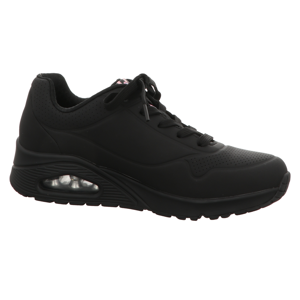 Skechers Damen Schnürschuh Uno Spread in schwarz