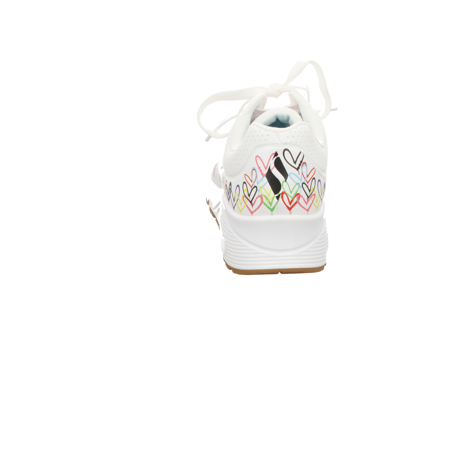 Skechers Damen Schnürschuh Uno Love All Around in weiss