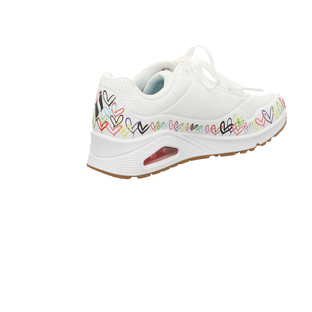 Skechers Damen Schnürschuh Uno Love All Around in weiss