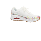 Skechers Damen Schnürschuh Uno Love All Around in weiss
