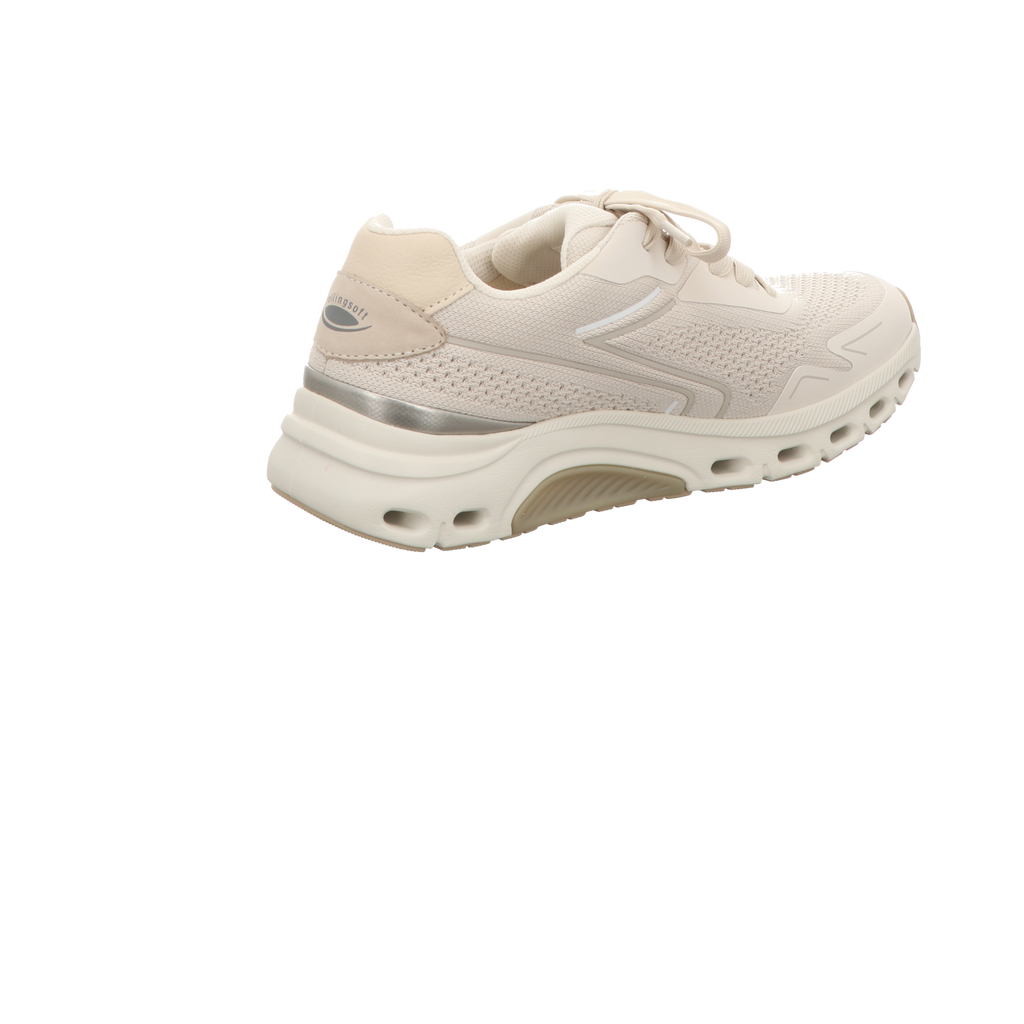 Gabor Damen Schnürschuh bequem Rolling Soft in beige