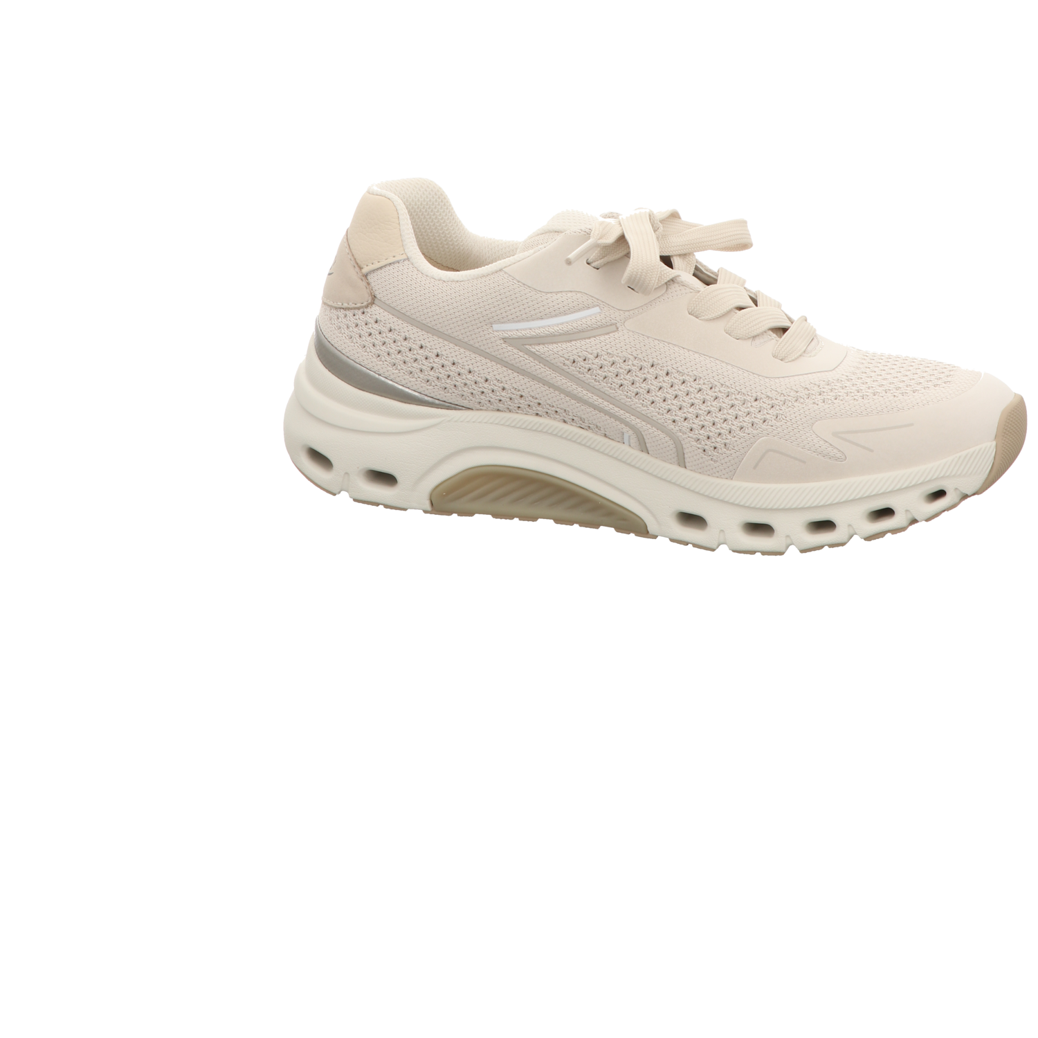 Gabor Damen Schnürschuh bequem Rolling Soft in beige