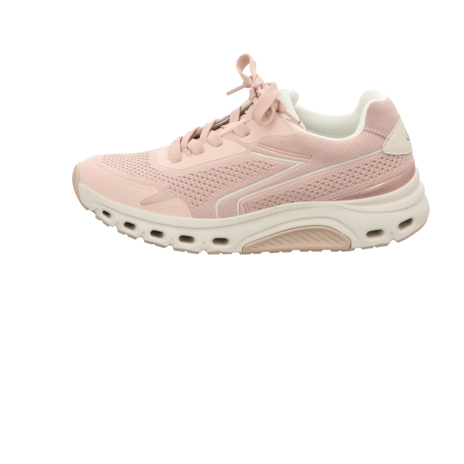 Gabor Damen Schnürschuh bequem Rolling Soft in rosa