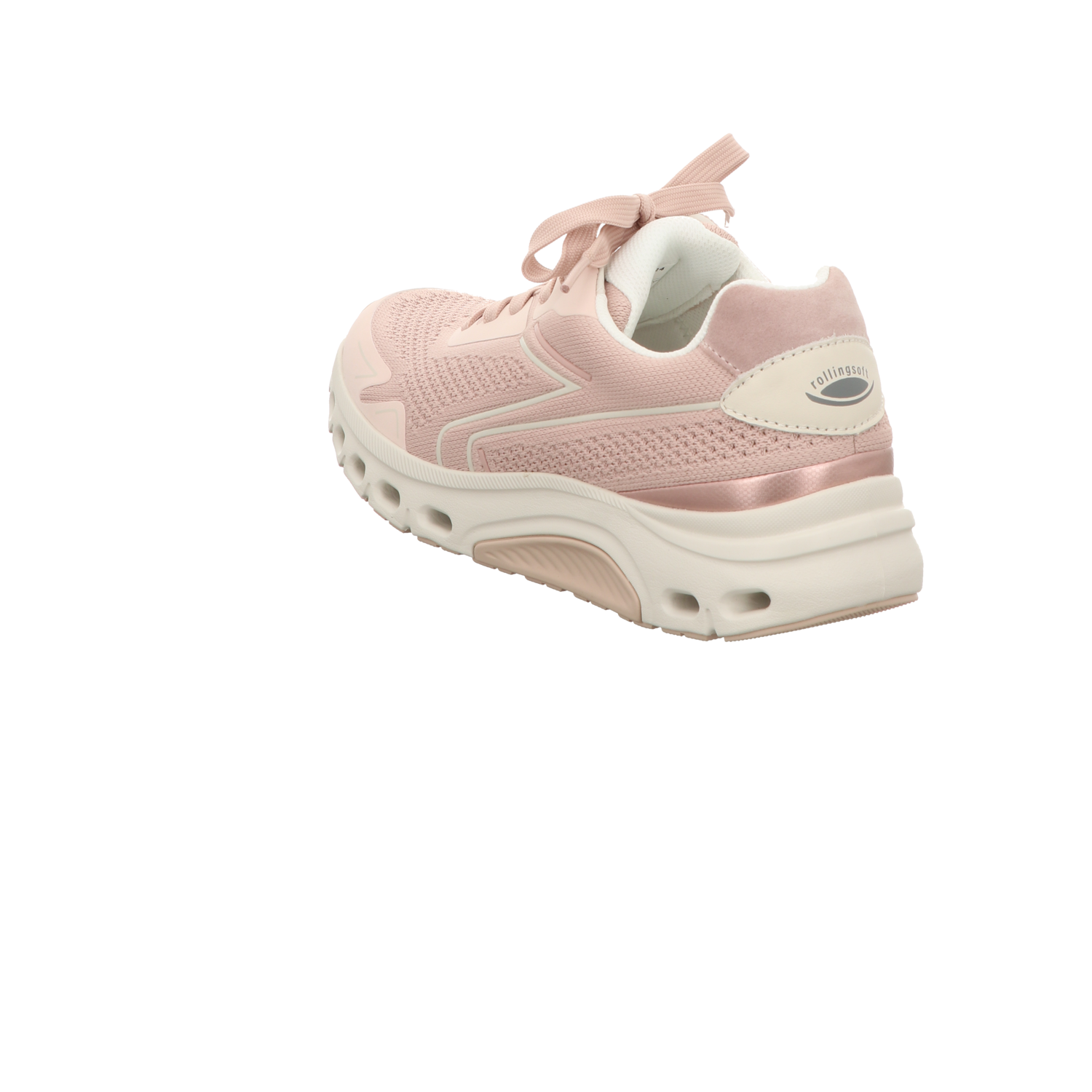 Gabor Damen Schnürschuh bequem Rolling Soft in rosa