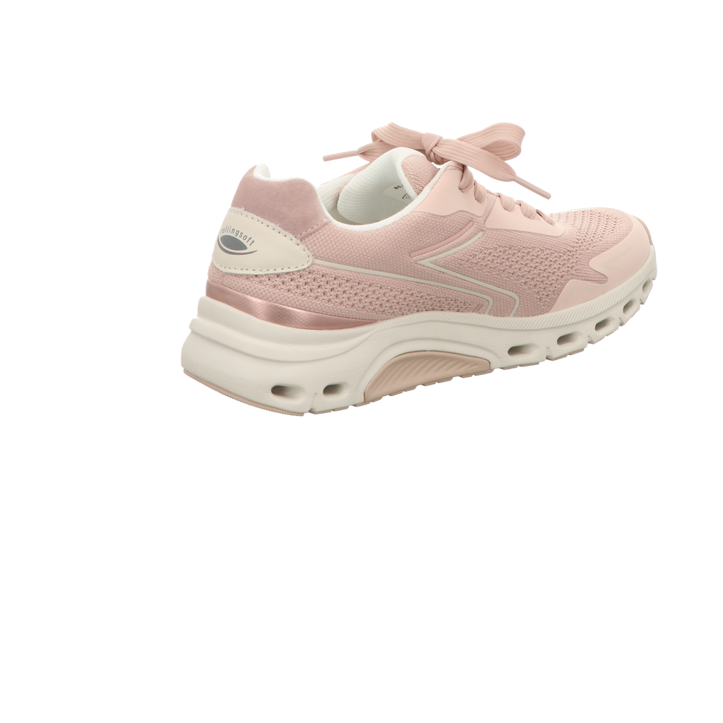 Gabor Damen Schnürschuh bequem Rolling Soft in rosa