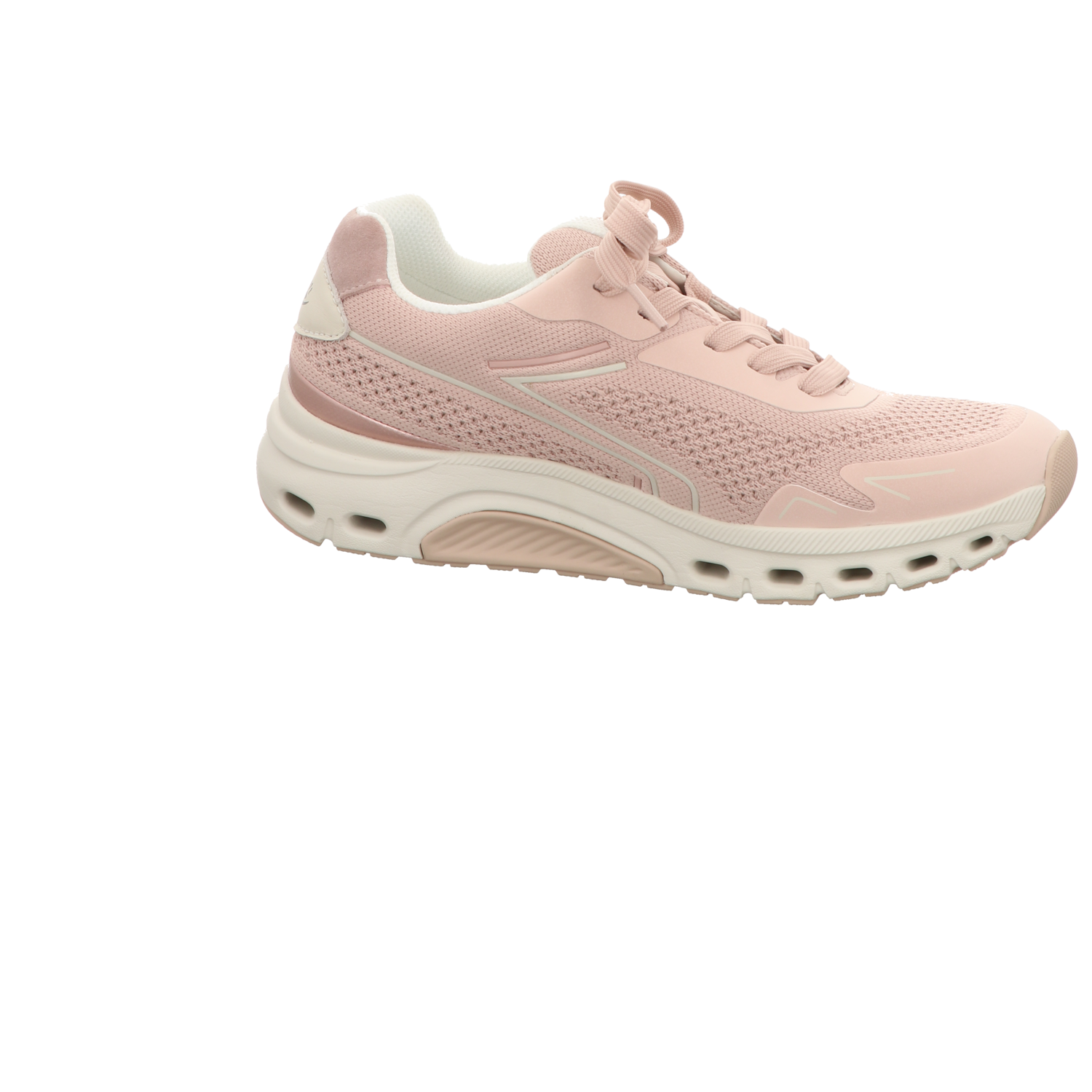 Gabor Damen Schnürschuh bequem Rolling Soft in rosa