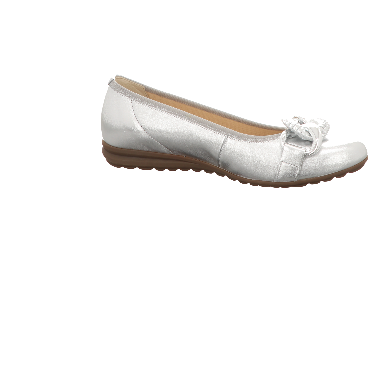 Gabor Damen Pumps bequem Florenz in silber