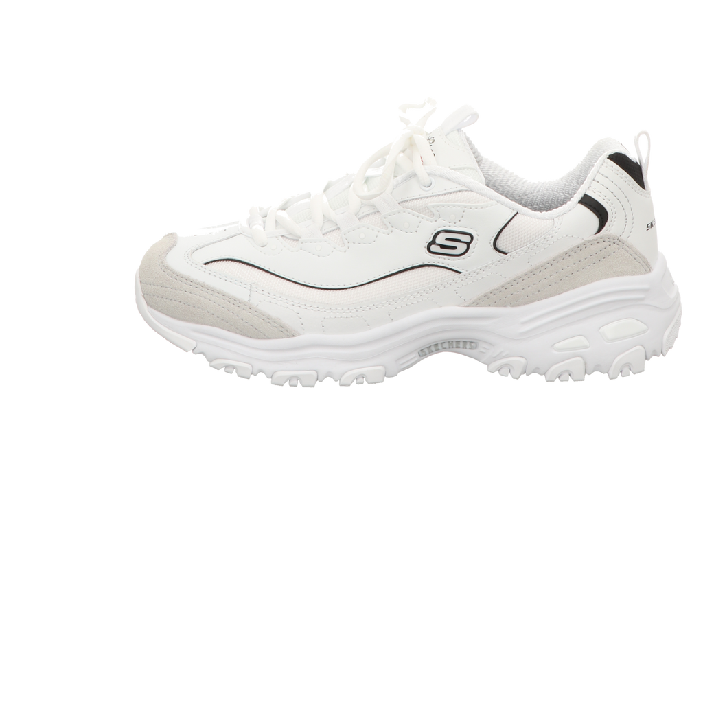 Skechers Damen Schnürschuh D Lites New Heat in weiss