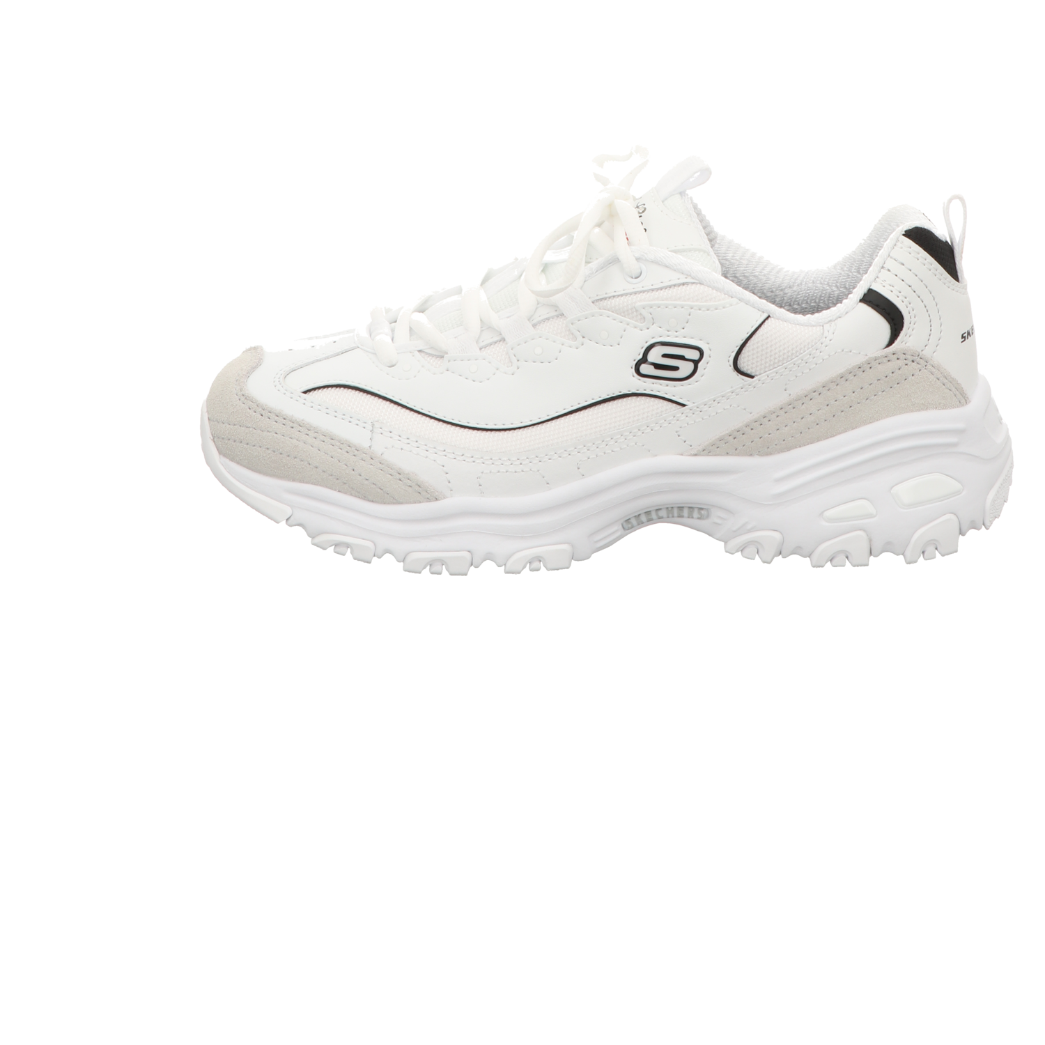 Skechers Damen Schnürschuh D Lites New Heat in weiss