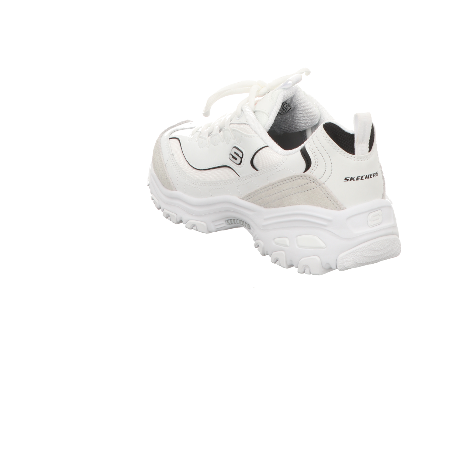 Skechers Damen Schnürschuh D Lites New Heat in weiss