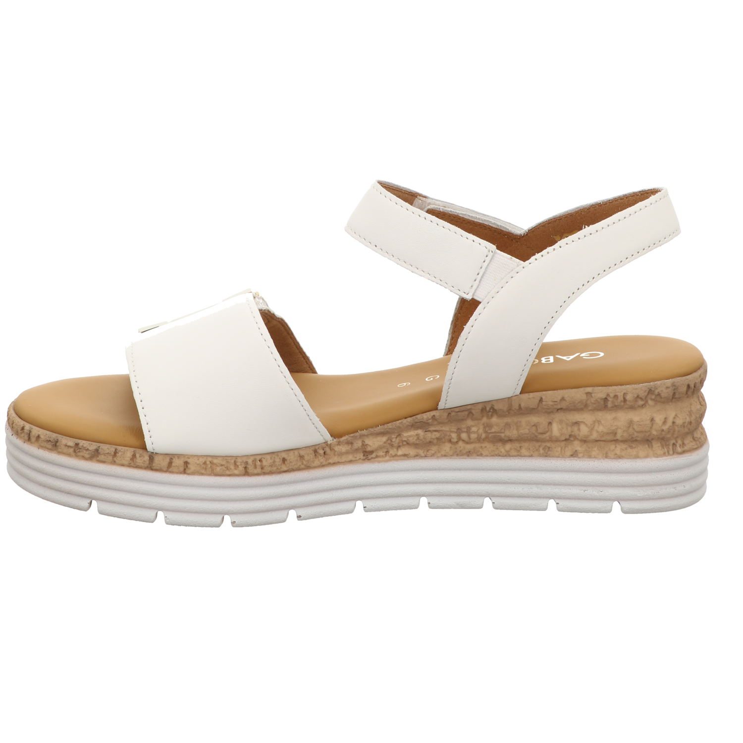 Gabor Damen Sandalette Genua in weiss