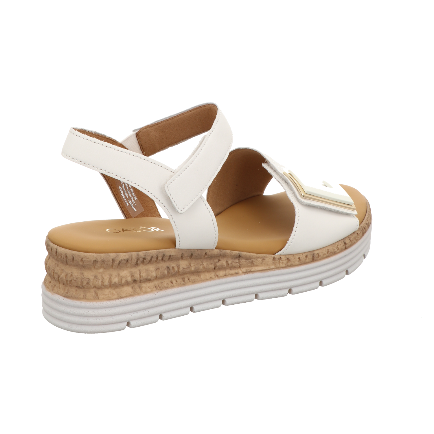 Gabor Damen Sandalette Genua in weiss