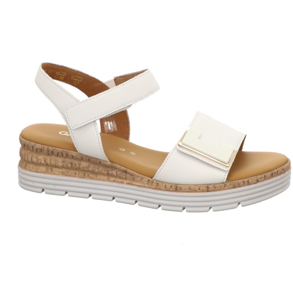 Gabor Damen Sandalette Genua in weiss