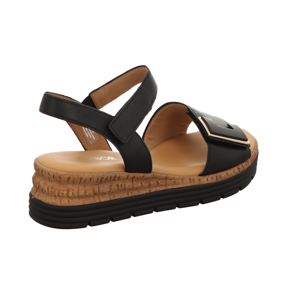 Gabor Damen Sandalette Genua in schwarz