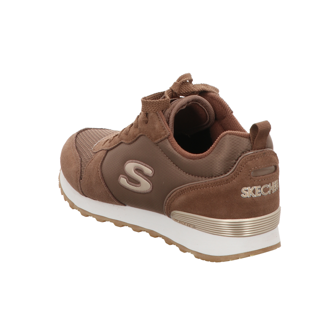 Skechers Damen Schnürschuh Goldn Gurl in braun