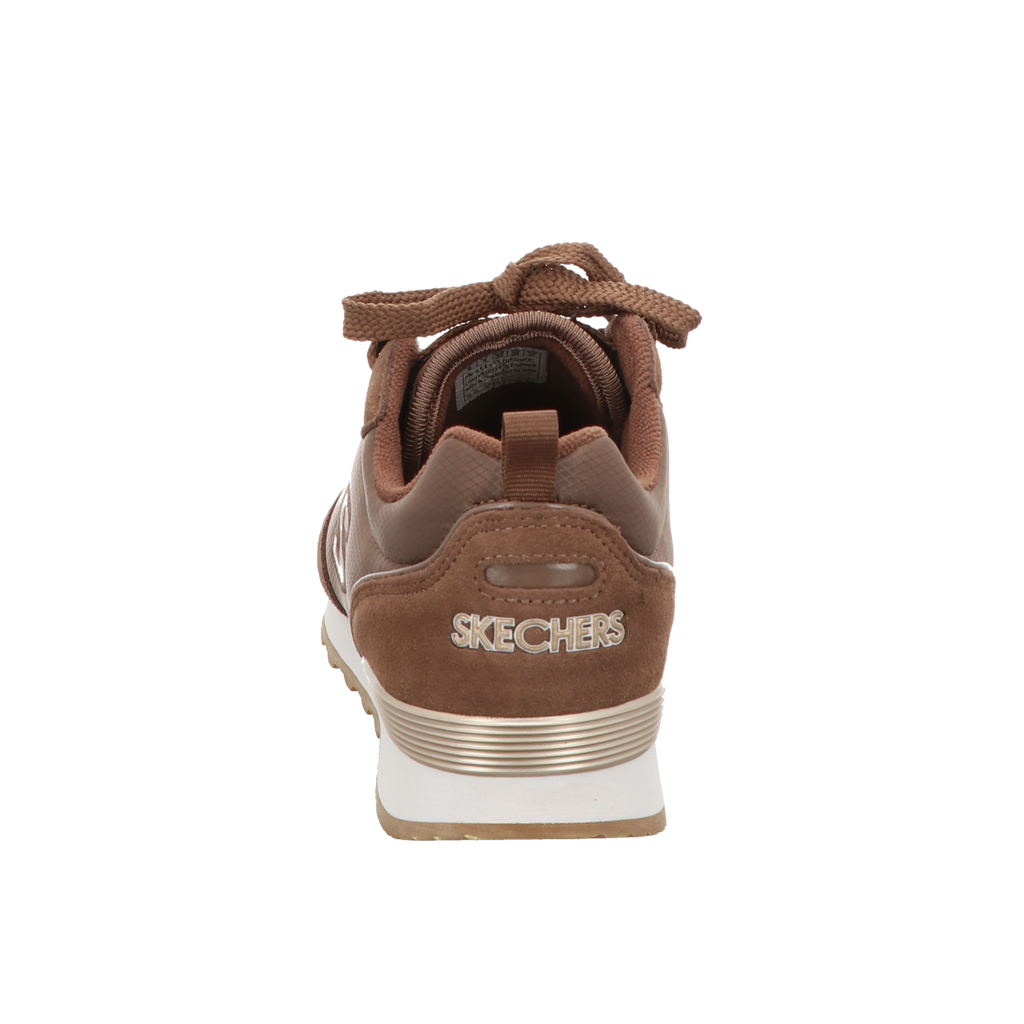 Skechers Damen Schnürschuh Goldn Gurl in braun