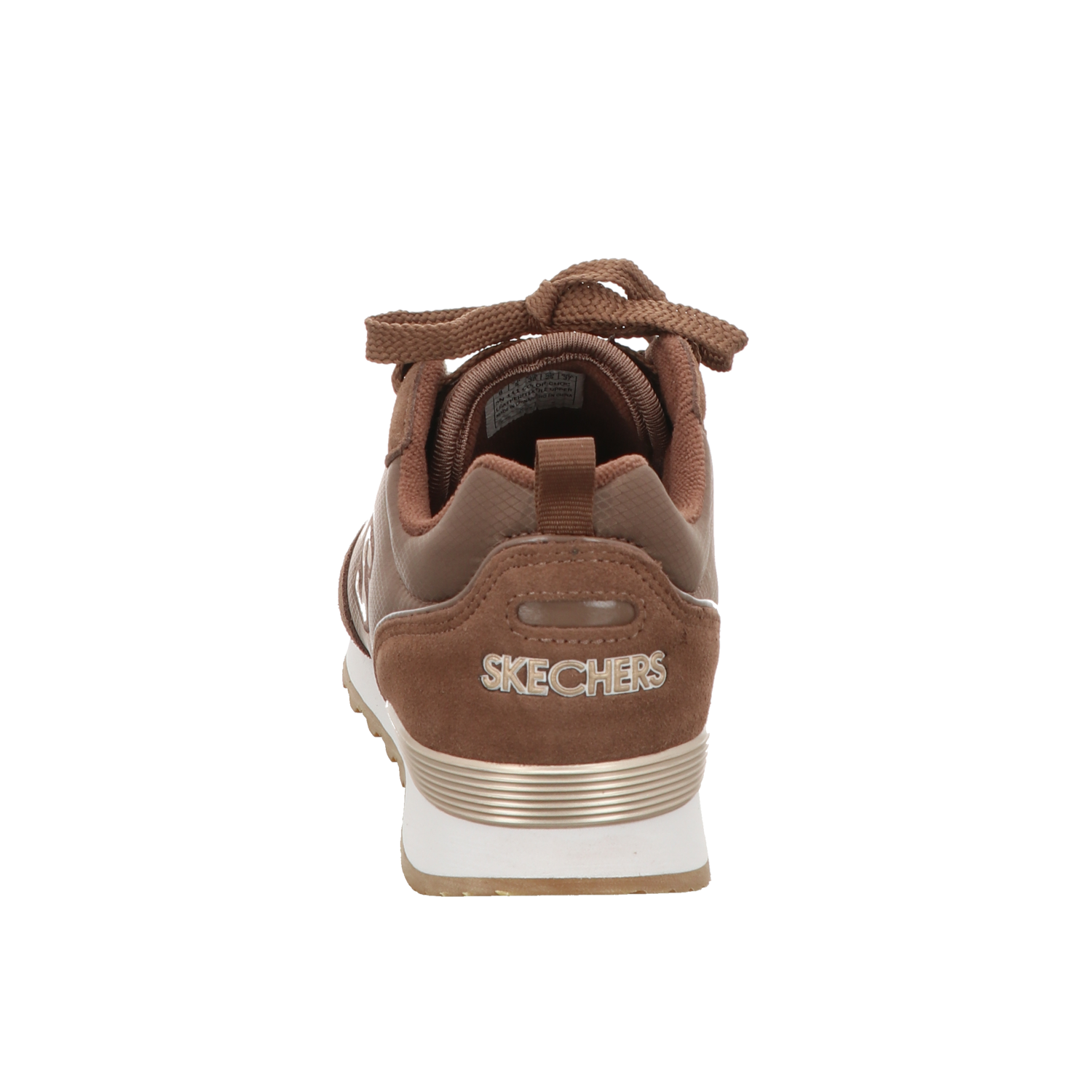 Skechers Damen Schnürschuh Goldn Gurl in braun