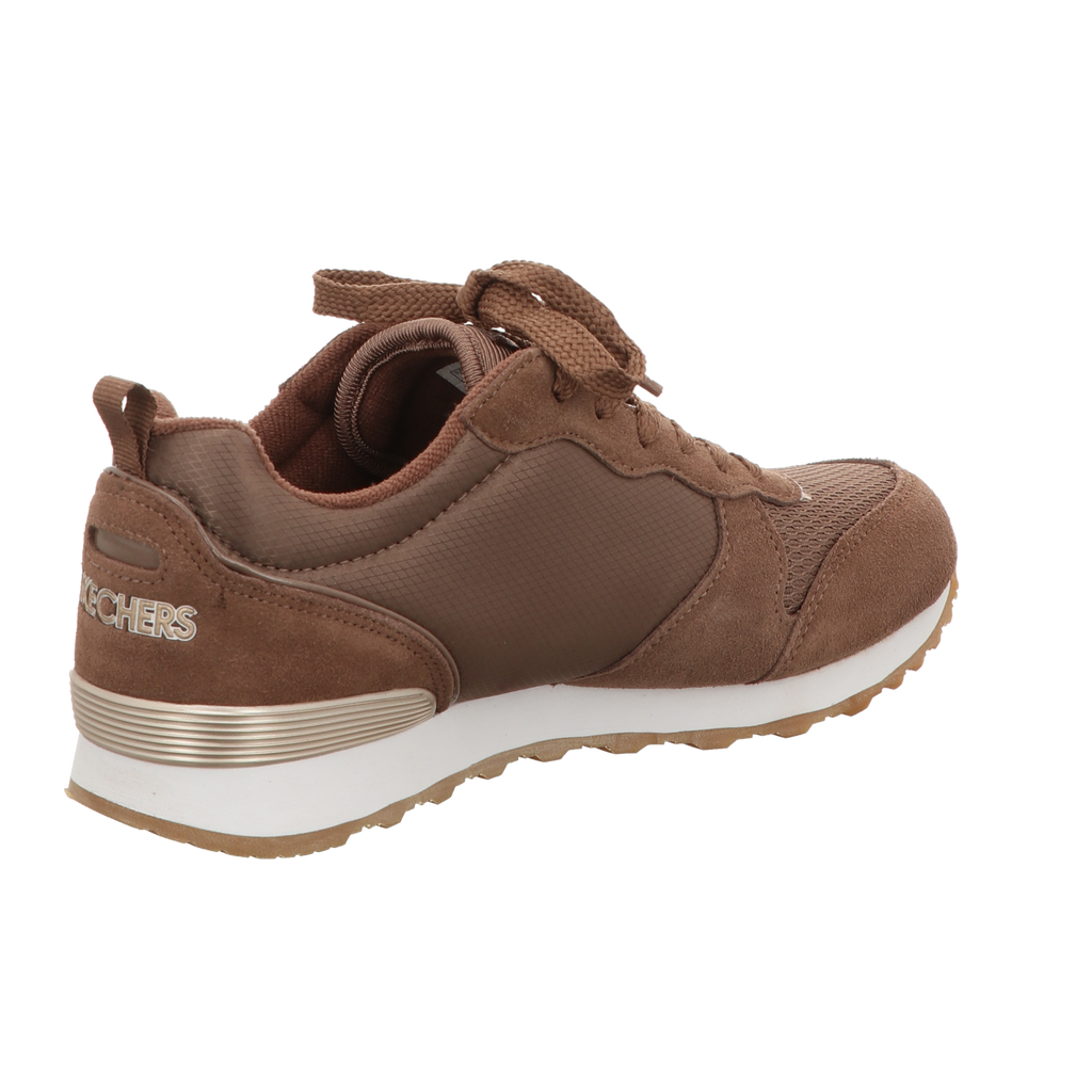 Skechers Damen Schnürschuh Goldn Gurl in braun