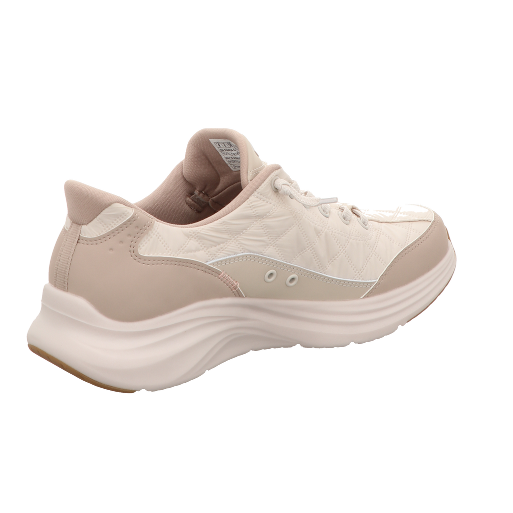Skechers Damen Slipper Slip Ins Contour Foam Cozy in beige
