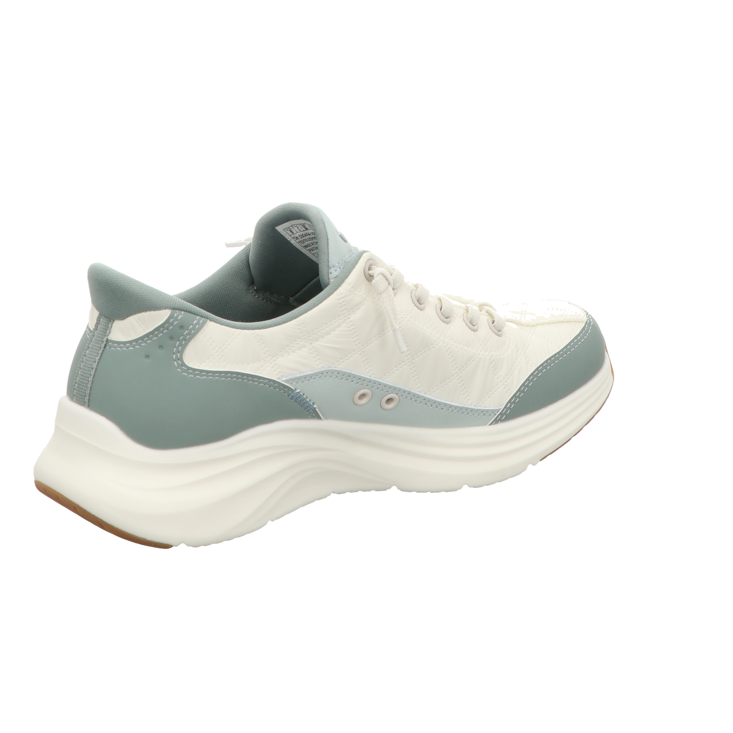 Skechers Damen Slipper Slip Ins Contour Foam Cozy in gruen