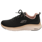 Skechers Damen Schnürschuh Vapor Foam Midnight Glimmer in schwarz