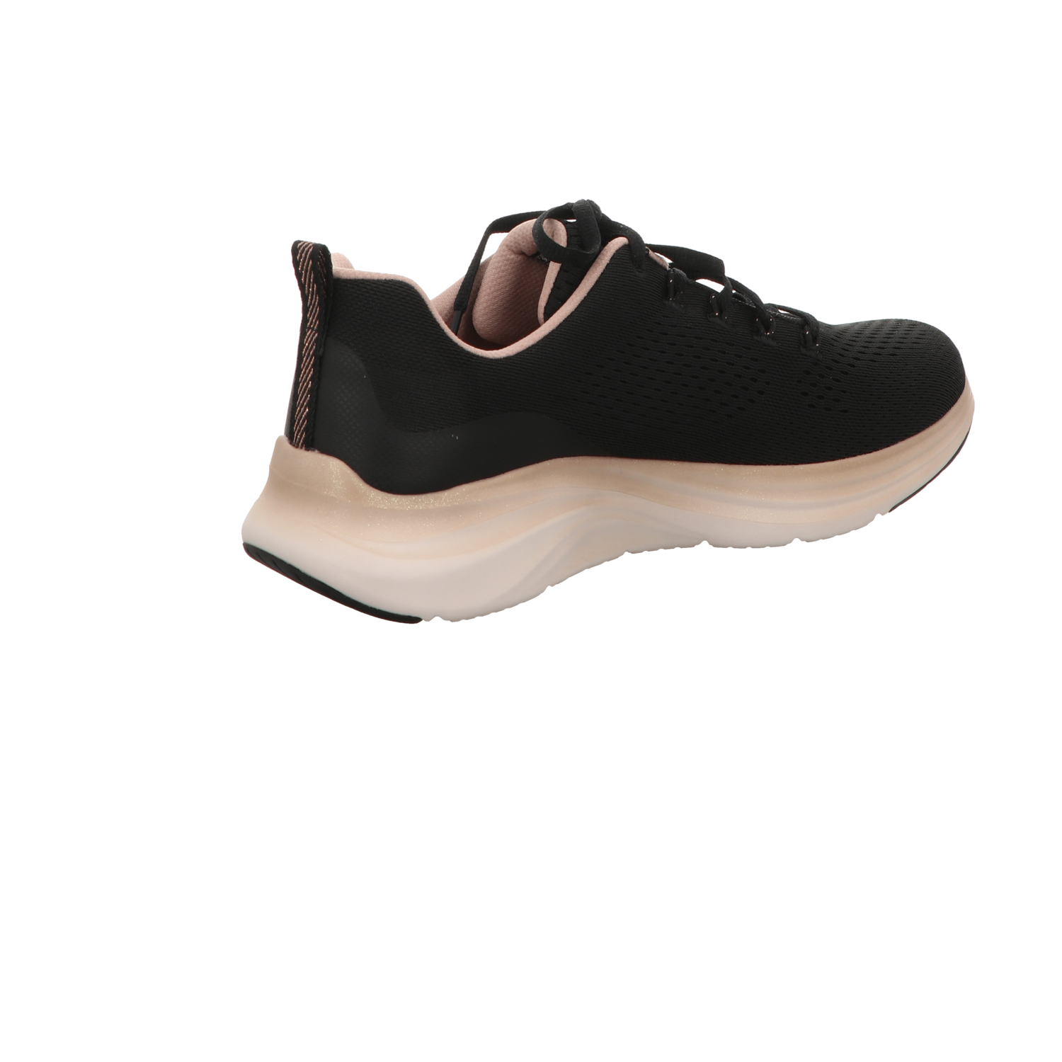 Skechers Damen Schnürschuh Vapor Foam Midnight Glimmer in schwarz