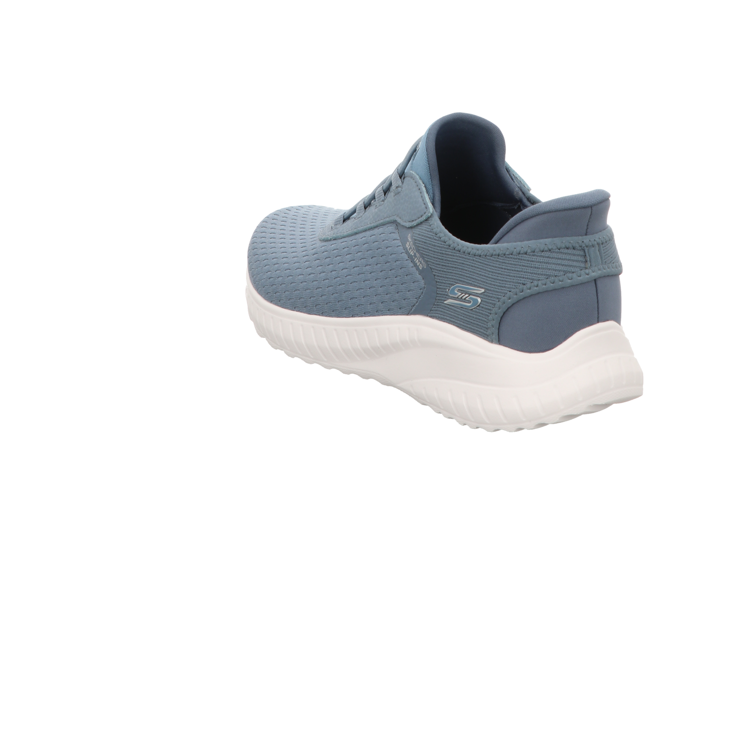Skechers Damen Slipper Slip Ins Bobs Sport Squad in blau