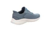Skechers Damen Slipper Slip Ins Bobs Sport Squad in blau