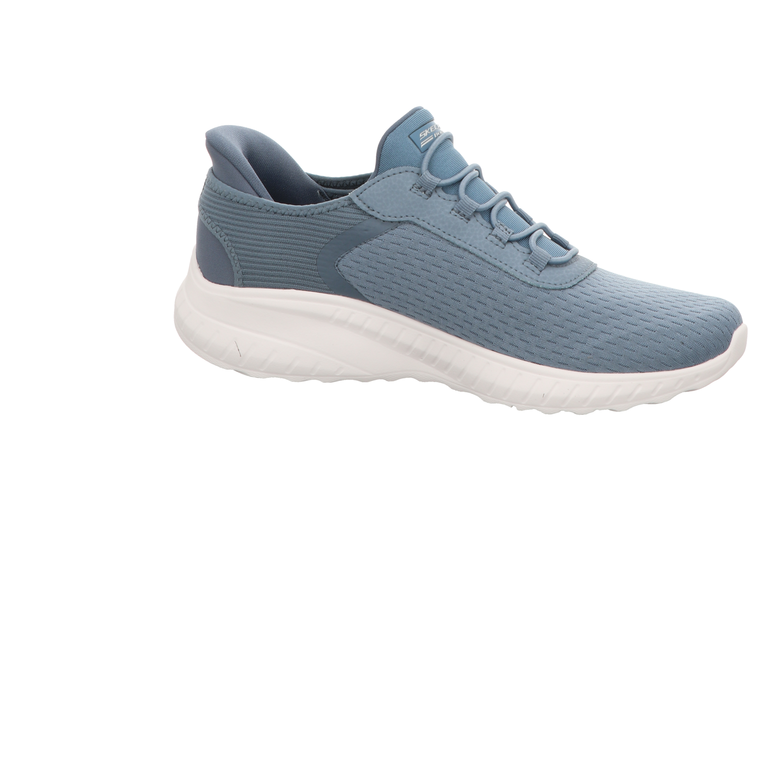 Skechers Damen Slipper Slip Ins Bobs Sport Squad in blau