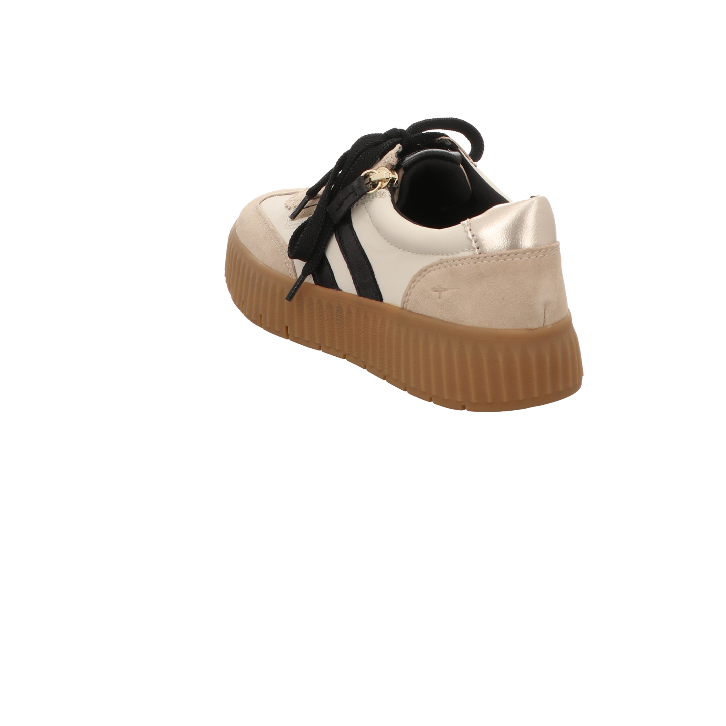Tamaris Damen Schnürschuh M8372945 in beige/black