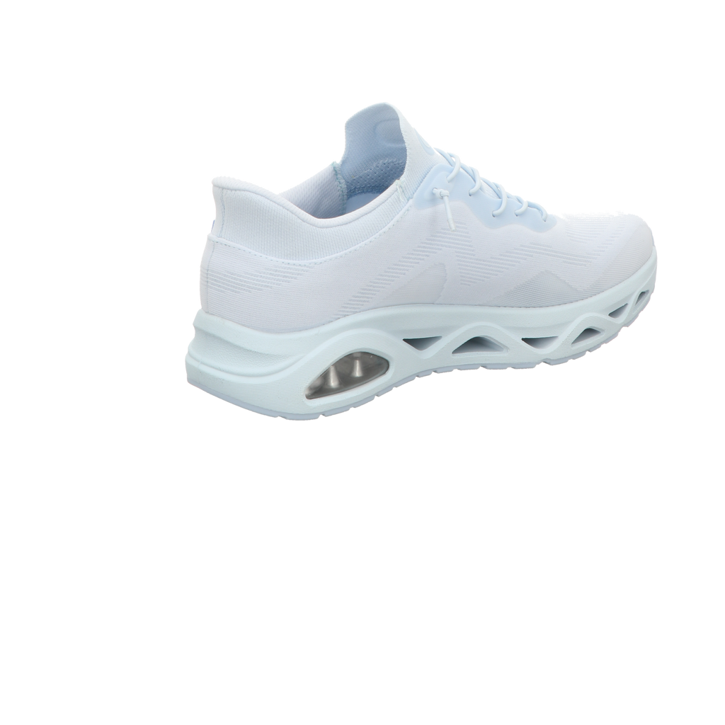 Skechers Damen Slipper Slip Ins Uno Glide Air Gliders in blau