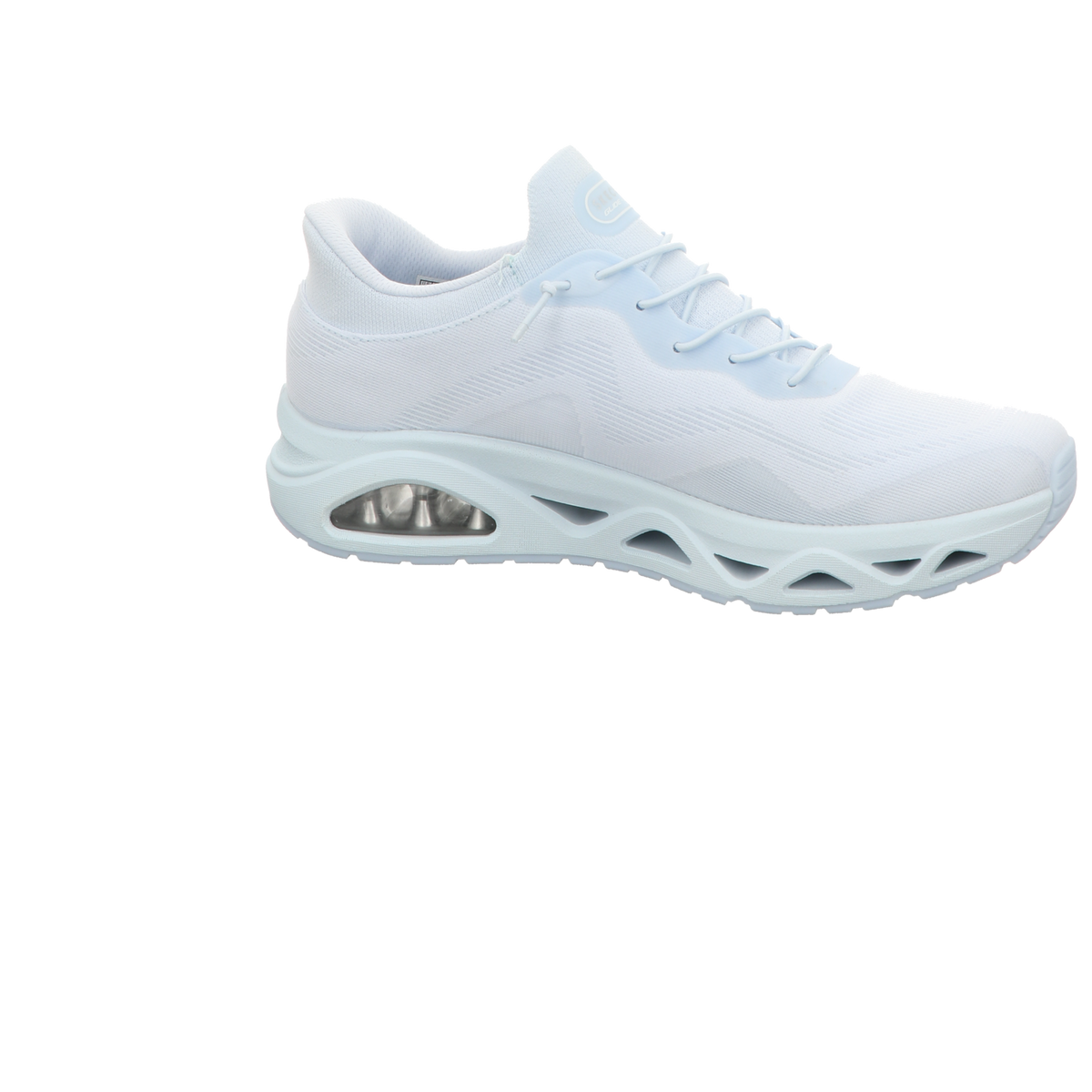Skechers Damen Slipper Slip Ins Uno Glide Air Gliders in blau