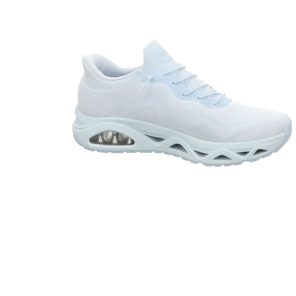 Skechers Damen Slipper Slip Ins Uno Glide Air Gliders in blau