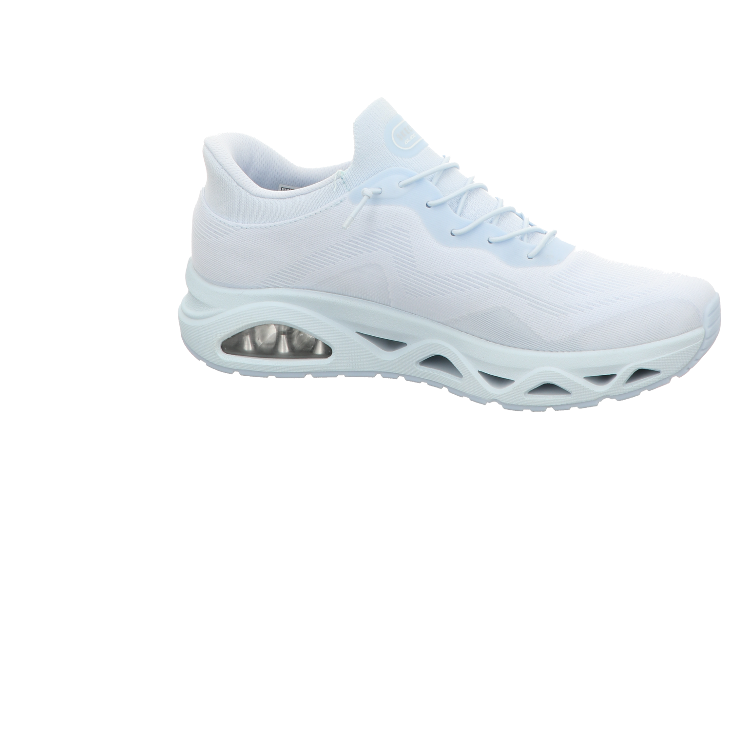 Skechers Damen Slipper Slip Ins Uno Glide Air Gliders in blau