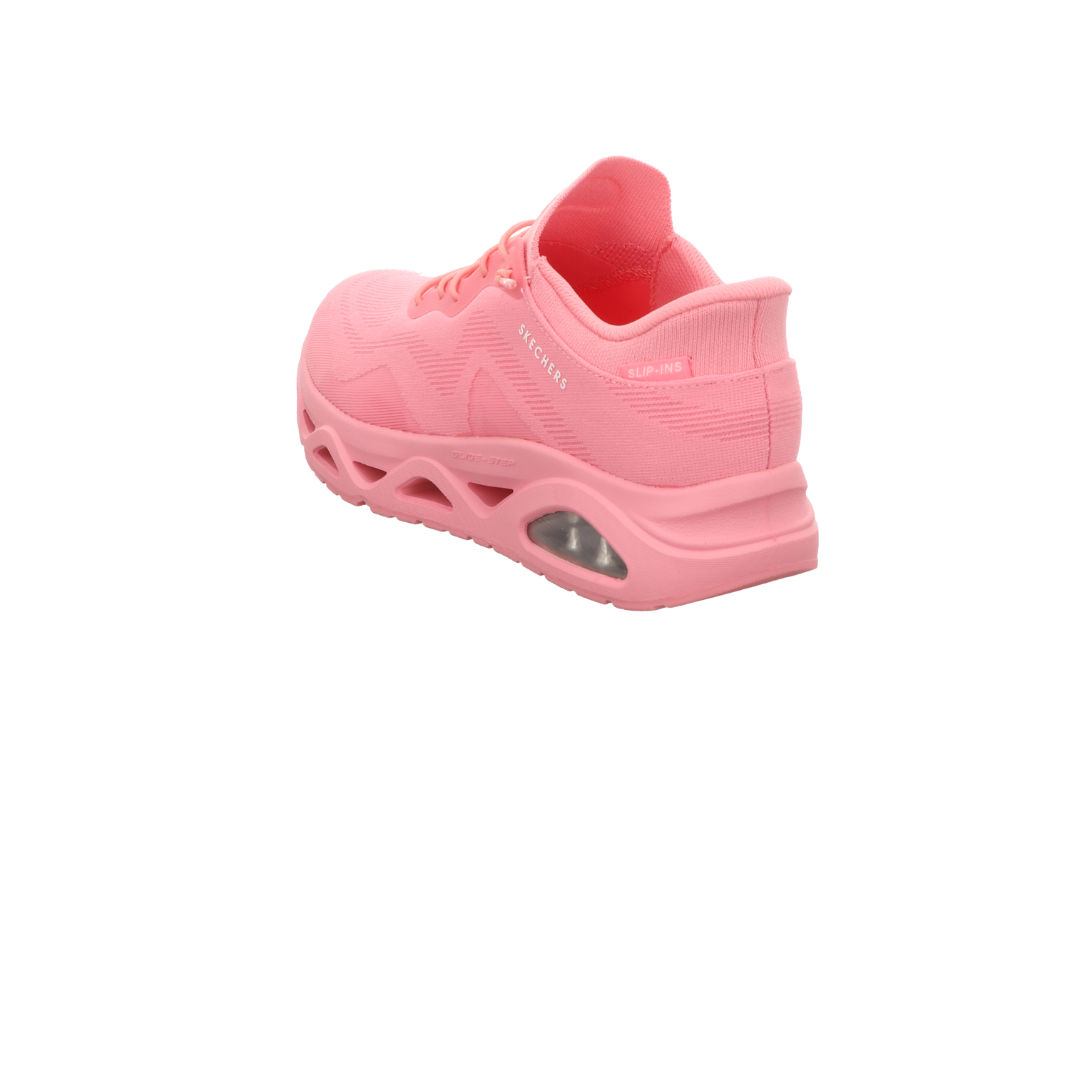 Skechers Damen Slipper Slip Ins Uno Glide Air Gliders in pink