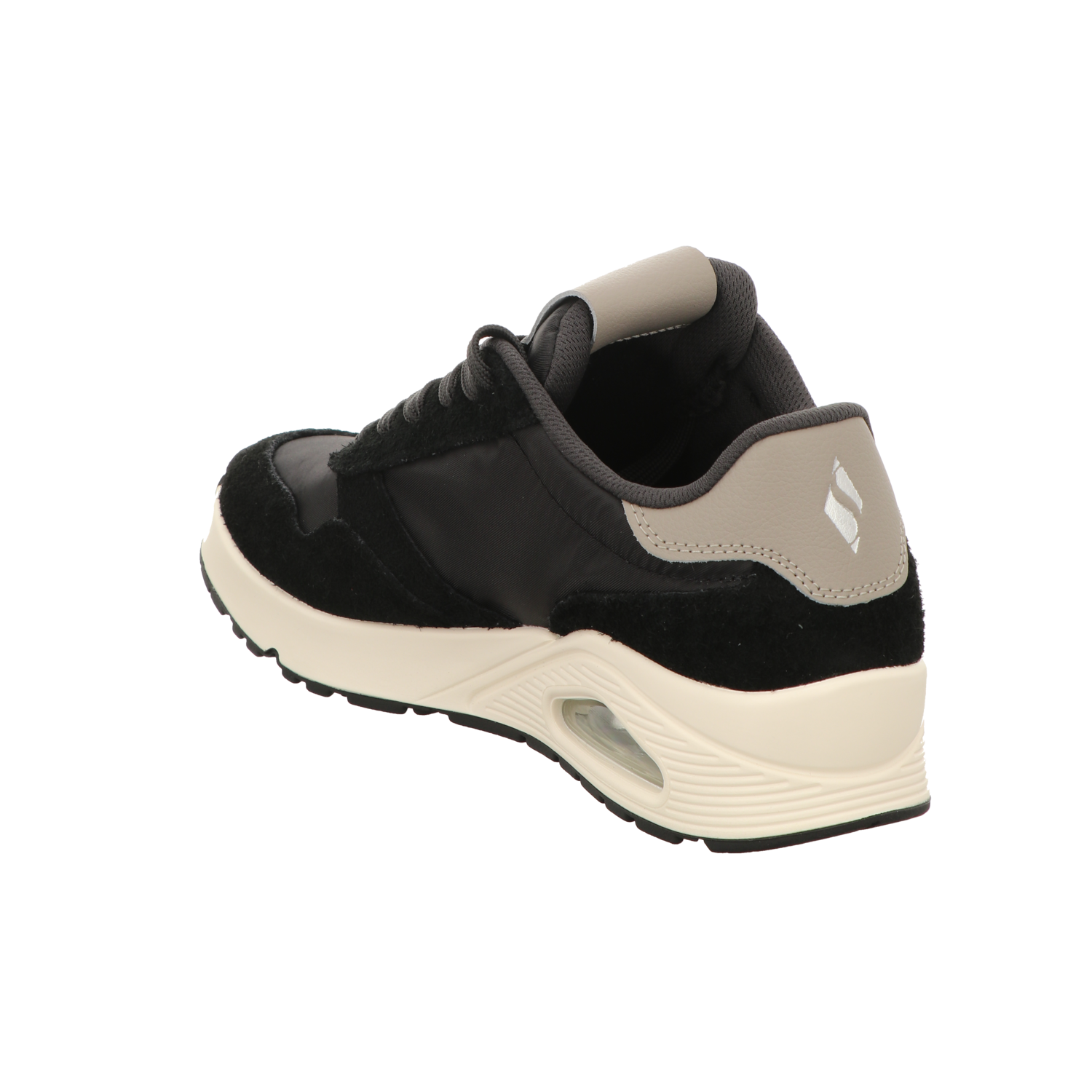 Skechers Herren Schnürschuh Uno Vintage Dayz in schwarz