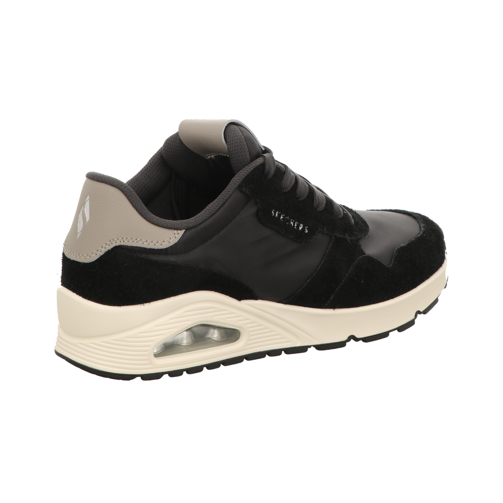 Skechers Herren Schnürschuh Uno Vintage Dayz in schwarz