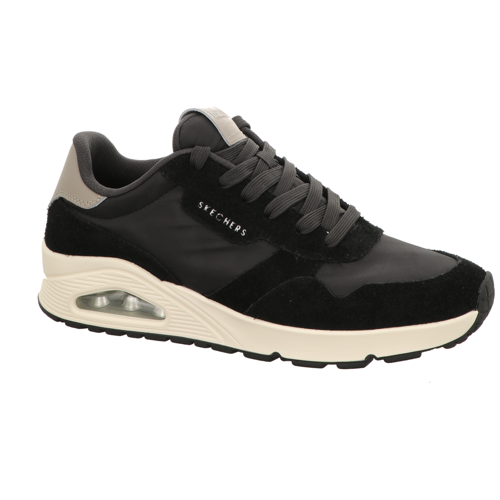 Skechers Herren Schnürschuh Uno Vintage Dayz in schwarz