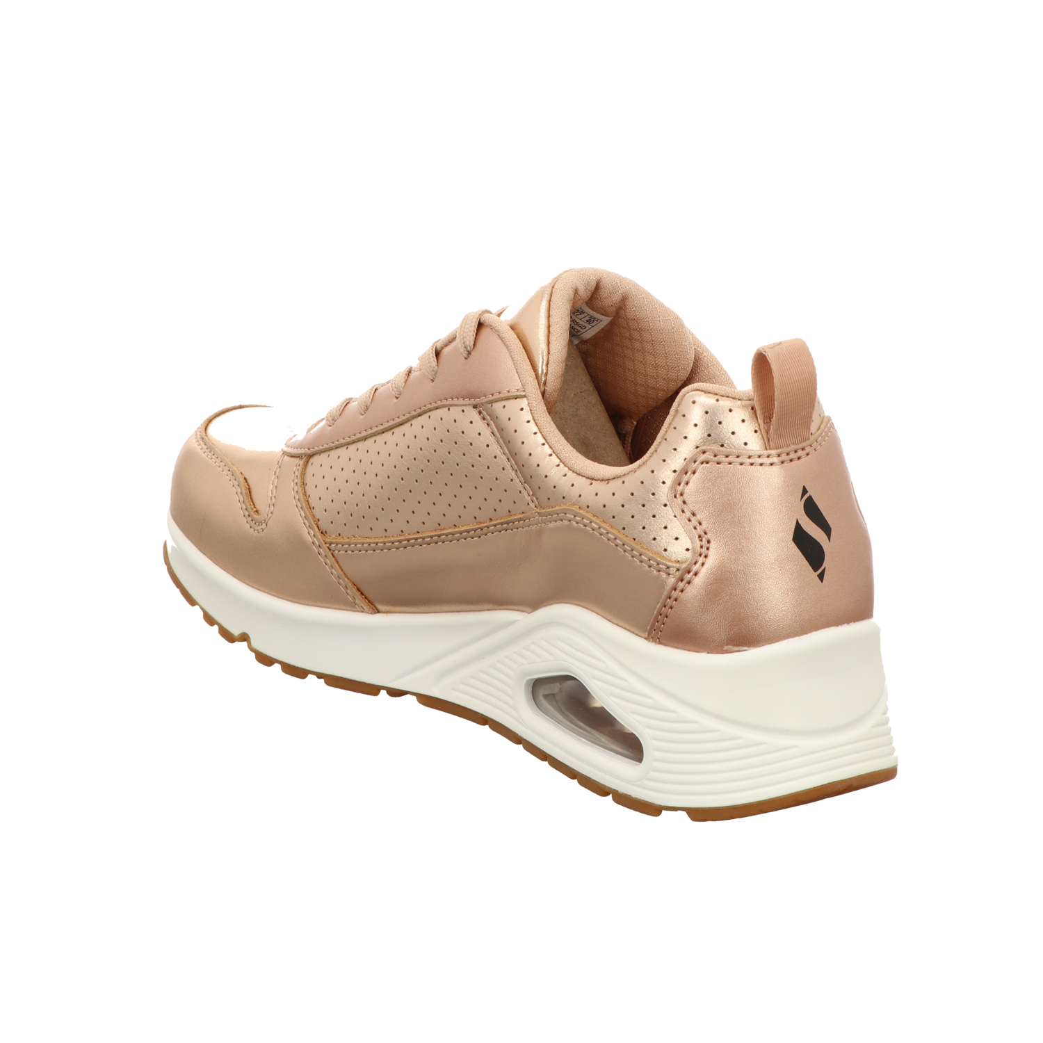 Skechers Damen Schnürschuh Uno Metallix in gold